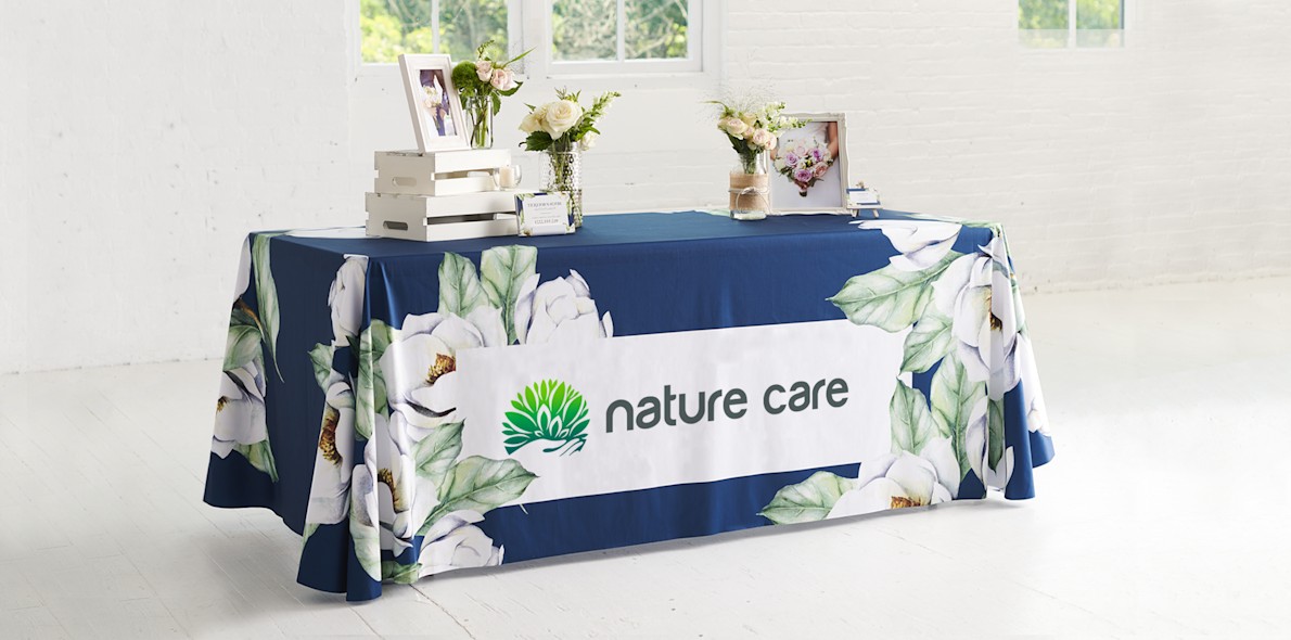 Custom printed table covers store